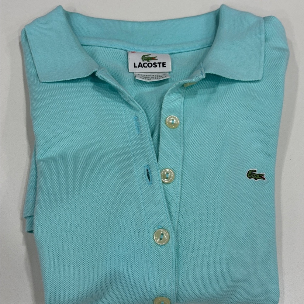 Lacoste 5 Button Shirts - Bundle Of 2- Size 38 - image 3